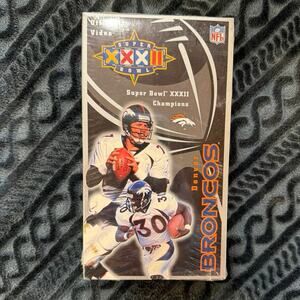 VHS tape Broncos XXXII Super Bowl